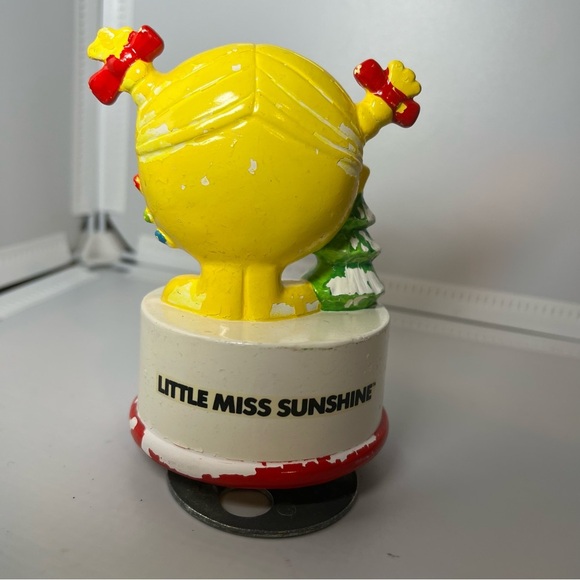 Vintage Schmid Music Box Little Miss Sunshine White Christmas - Picture 4 of 5